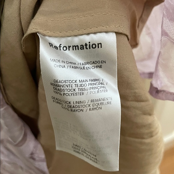 Reformation lilac midi dress 4 EUC - Picture 8 of 11